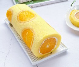 香橙蛋糕卷的做法