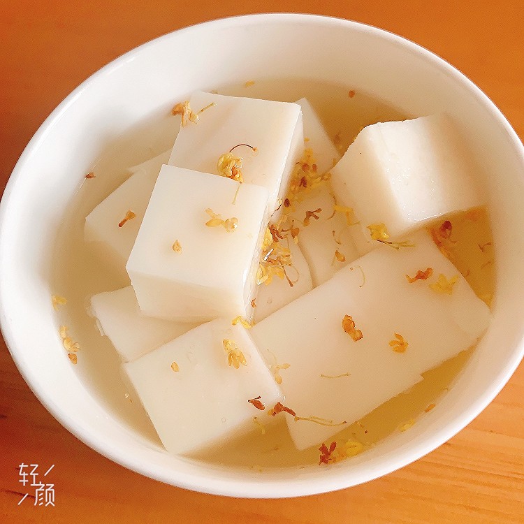 解暑圣品桂花杏仁豆腐的做法