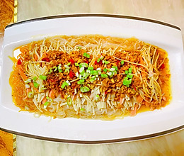 「蒜蓉火腿金针菇」的做法