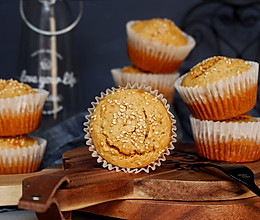 燕麦红薯芝麻肉松蛋糕#美味烤箱菜，就等你来做！#的做法