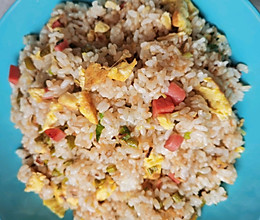 酸豆角炒饭的做法