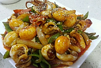 辣酱炒章鱼的做法