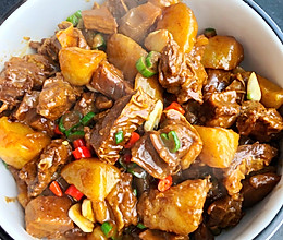红烧驴肉炖土豆的做法