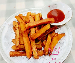 炸薯条（可比汉堡王的大薯条）的做法