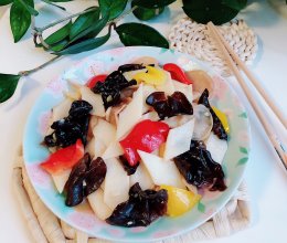 #刘畊宏女孩减脂饮食#素炒山药的做法