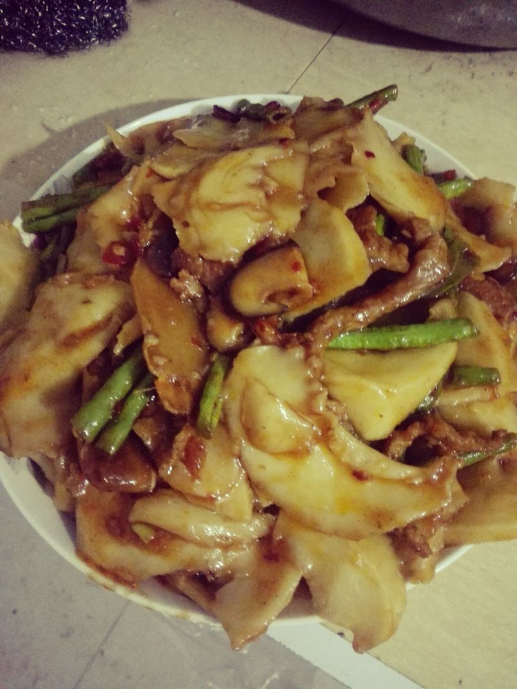 炒面片儿–农村的美食的做法