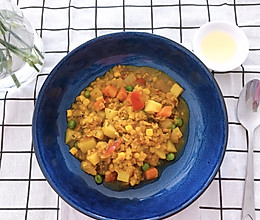 红小扁豆炖菜 低脂还补铁哦的做法