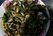 炒薄壳米的做法