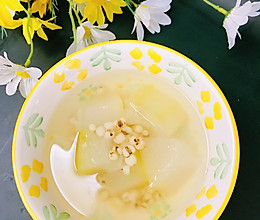 #解腻开胃就吃它#薏米冬瓜水的做法