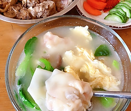 豆腐胡萝卜素馄饨的做法