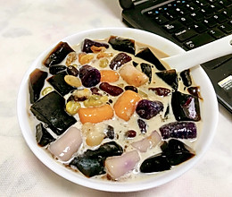 简易版自制芋圆烧仙草的做法