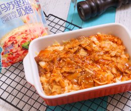 泡菜五花肉芝士焗饭的做法