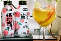 清爽蜜桃气泡茶饮的做法