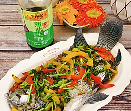 #李锦记X豆果 夏日轻食美味榜#清蒸花斑鱼的做法