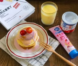 #鹰唛新食尚#早餐！奶香扑鼻的炼乳松饼，软糯香甜的做法