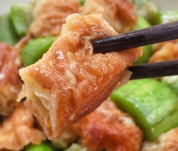 #解腻开胃就吃它#丝瓜炒老油条，夏季必吃清热祛暑的做法