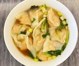 三文鱼馄饨的做法