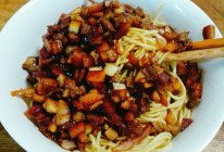 酸爽泡菜热干面#一个人#的做法