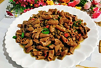 酸豆角炒猪小肠的做法