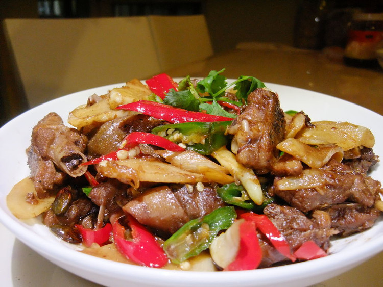 子姜炒鸭的做法