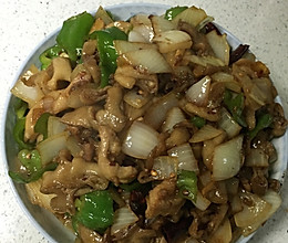 爆炒猪大肠的做法