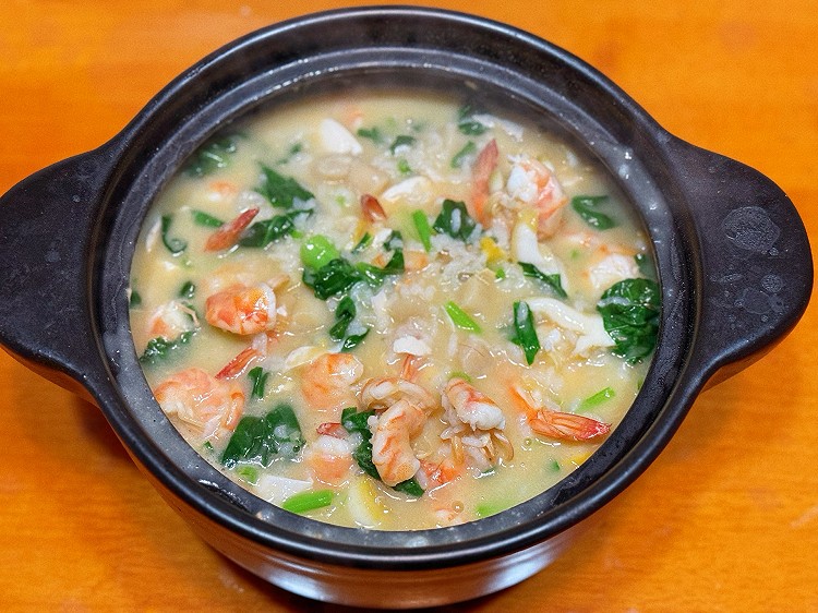 海鲜砂锅粥的做法