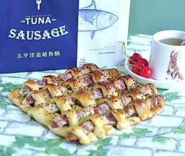 鱼肠“排骨”面包的做法