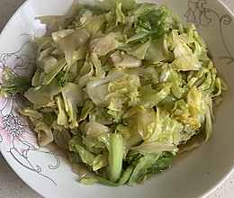 炒包菜的做法