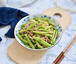 芹菜炒肉丝的做法