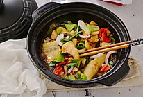 砂锅焗鲢鱼块的做法
