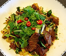 干拌牛肉的做法