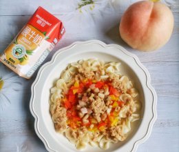 鹅肝花生酱拌面的做法