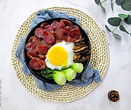 煲仔饭（家庭电饭煲版）的做法