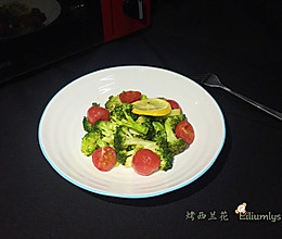 烤西兰花|颜值担当营养丰富#吃货打卡季#的做法