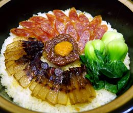 广东腊味煲仔饭的做法