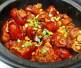 黄豆焖猪蹄的做法