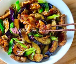 茄子炒肉片～快手又下饭的做法