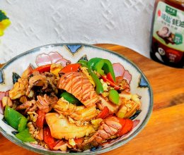 #浪漫七夕 共度“食”光#鱿鱼炒鸡蛋的做法