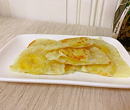饺子皮版香蕉飞饼的做法