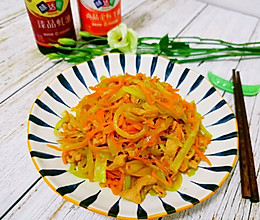 莴笋胡萝卜炒肉的做法