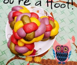 芝麻糖绣球包（纯天然无色素）的做法