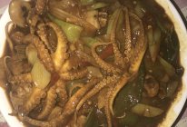 辣炒八爪鱼的做法