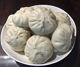 槐花包子的做法