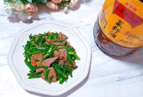 #中秋跟着金龙鱼外婆乡小榨菜籽油一起吃香喝辣#韭菜炒猪肝的做法