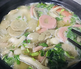 十分钟搞定鲜美无比-菌菇丸子汤的做法