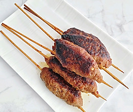 #开启观赛嗨吃局#羊肉丸肉串的做法