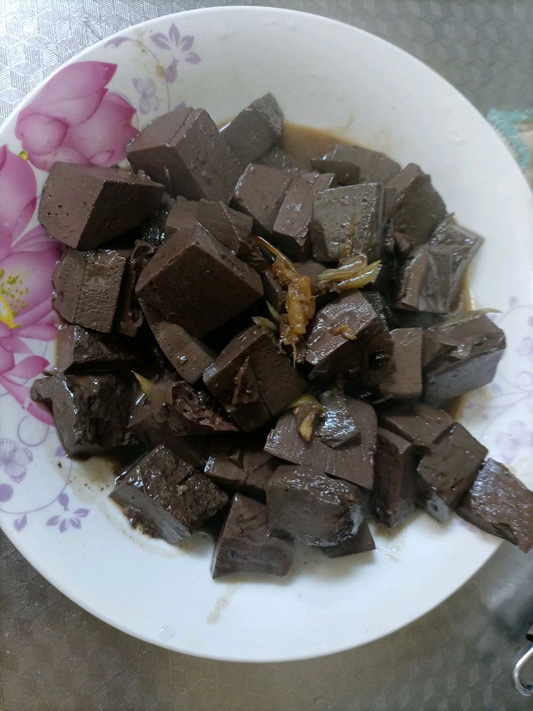 炖血（猪/羊）一样的方法的做法