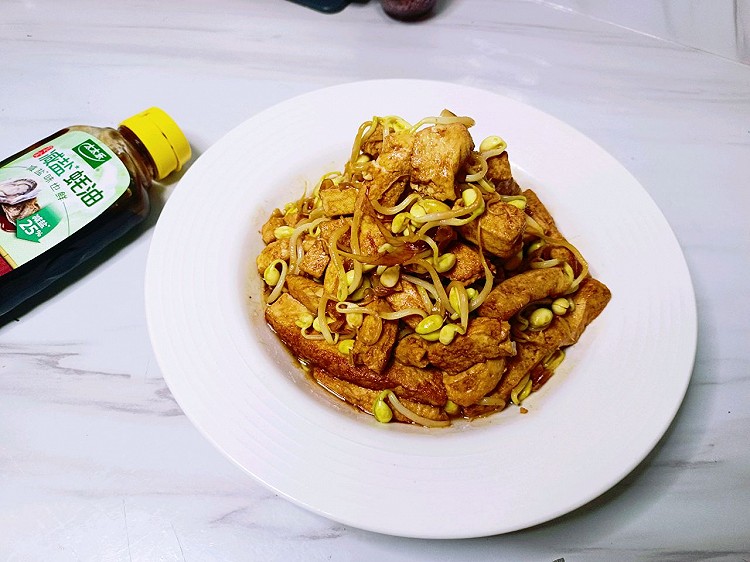 豆腐炒豆芽的做法