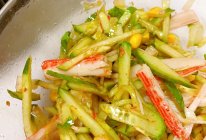 #珍选捞汁 健康轻食季#蟹棒拌黄瓜的做法