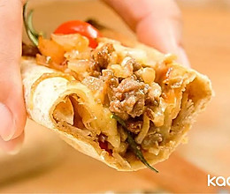 星巴克同款｜墨西哥牛肉卷饼的做法